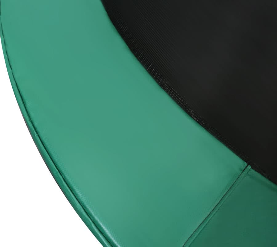 Батут Arland премиум 8 ft с внутренней страховочной сеткой и лестницей, тёмно-зелёный