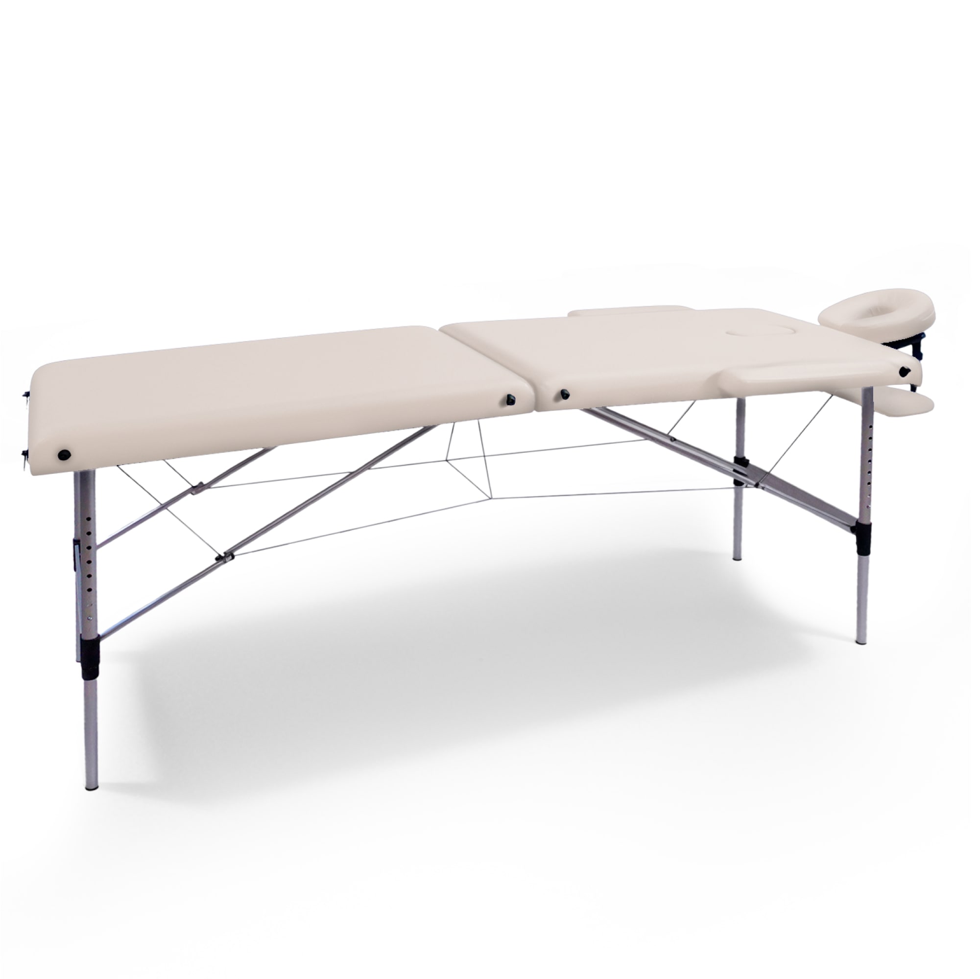 Складной массажный стол Unix  Master 2 Section White