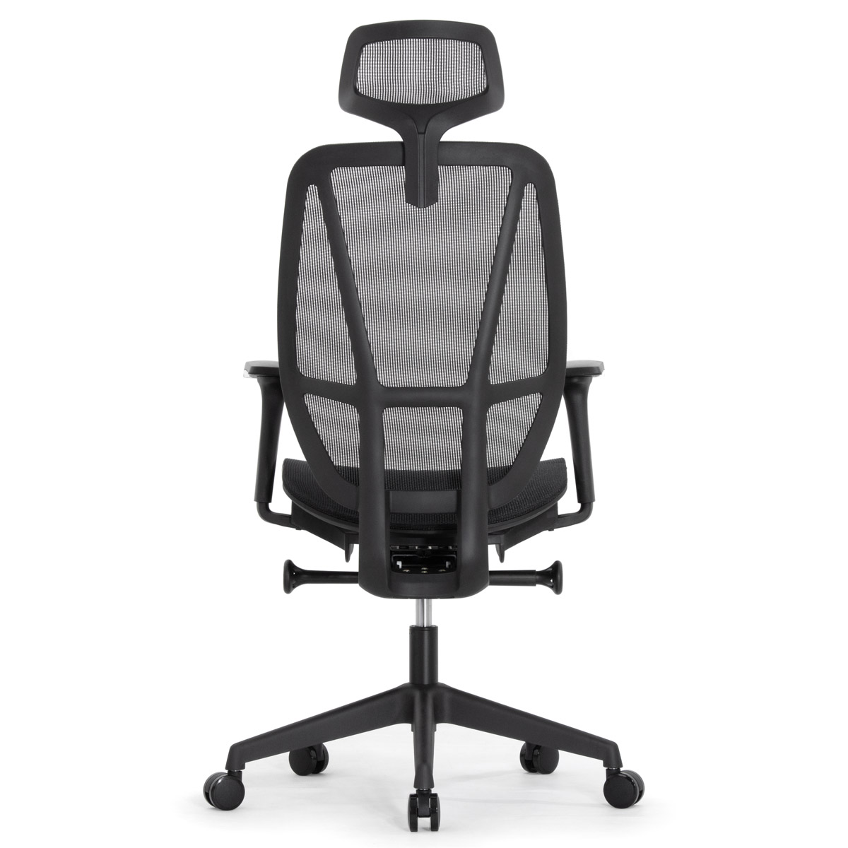 Эргономичное кресло Falto HOP ECO (удлинённое сиденье, сетка, чёрный)