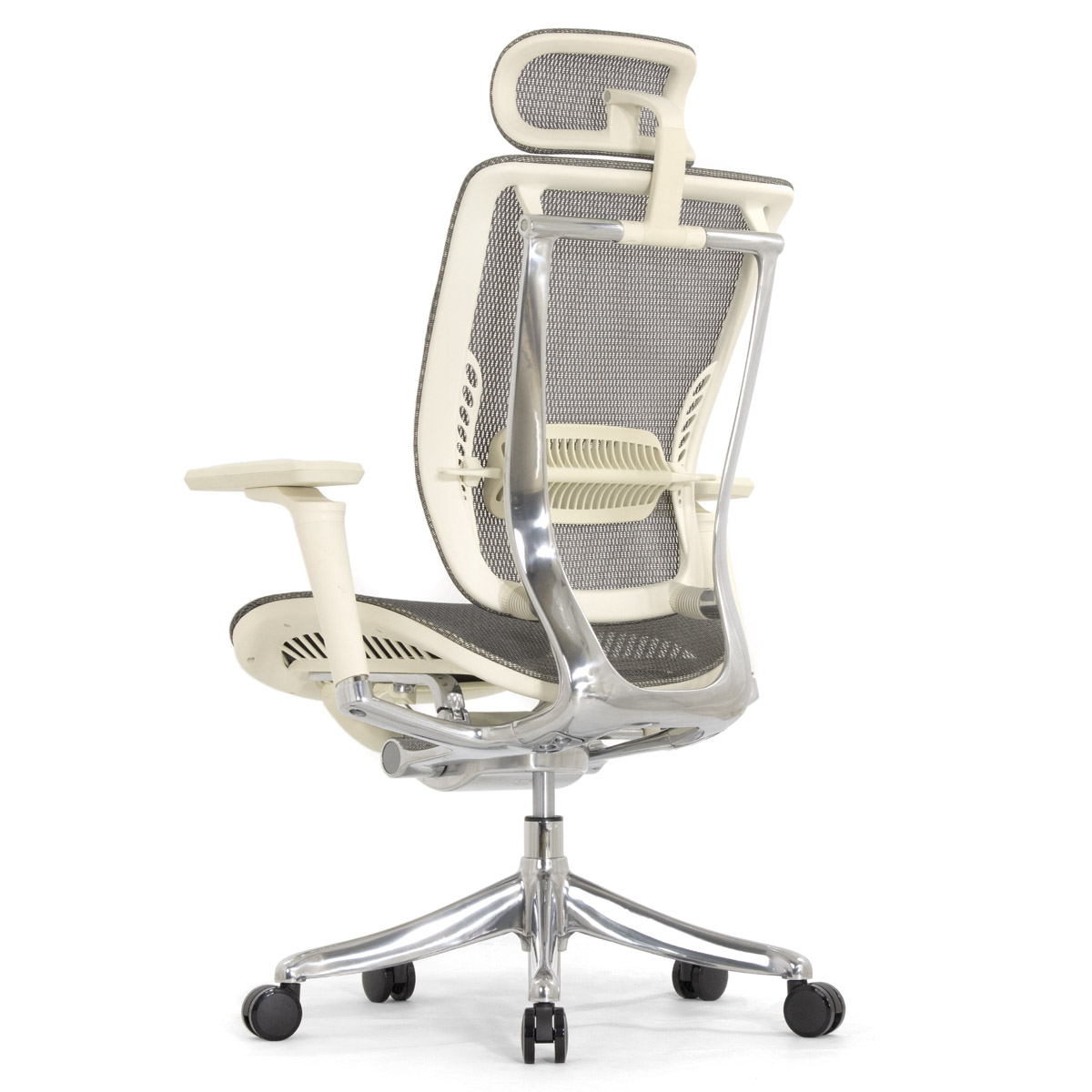 Эргономичное кресло Falto Spring 2 (поясничный валик, подлокотники 6D (360), сетка, светлый)