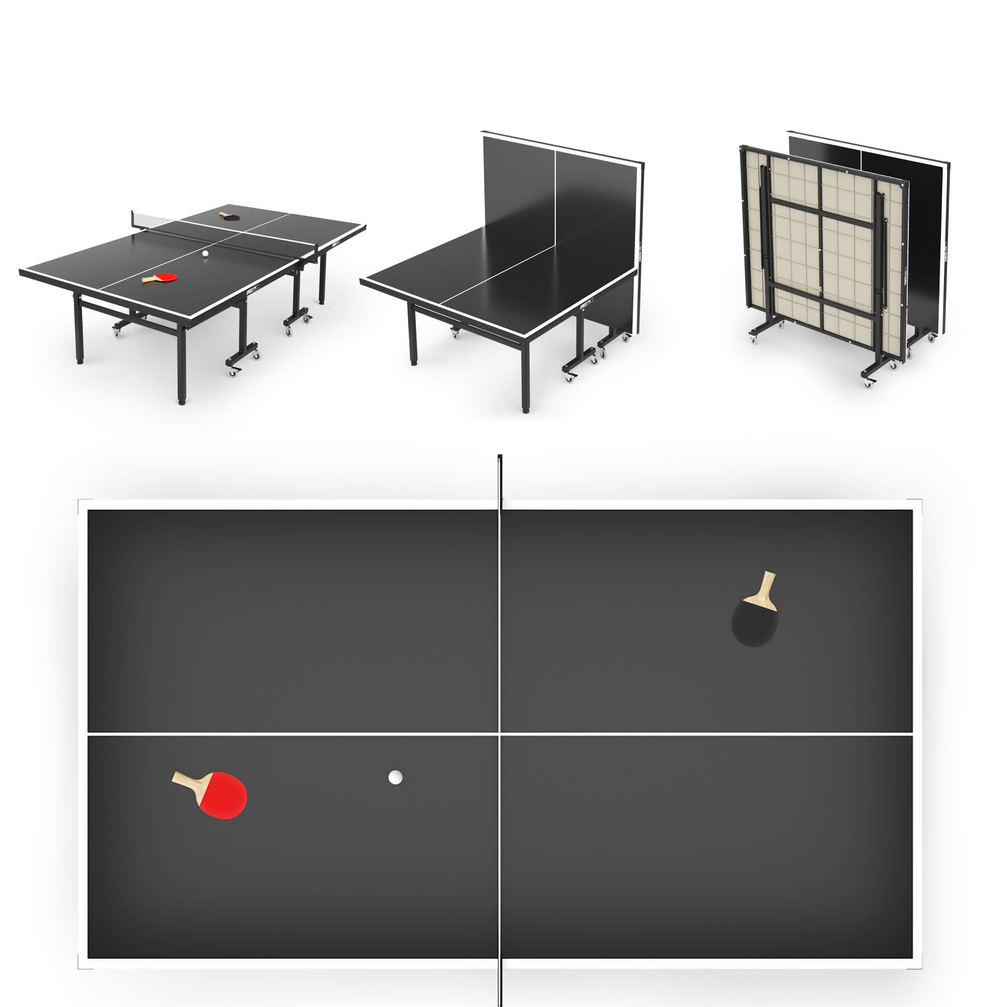 Теннисный стол UNIX line outdoor 14 мм SMC (Grey)