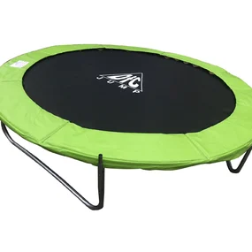 Батут DFC JUMP 14 ft складной, сетка, чехол, apple green, 427 см