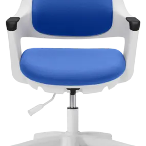 Детское эргономичное кресло Falto ROBO (слайдер сиденья, подножка, ткань, синий)