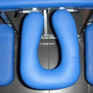 Складной массажный стол Fysiotech Compact Maxi 72 см, синий