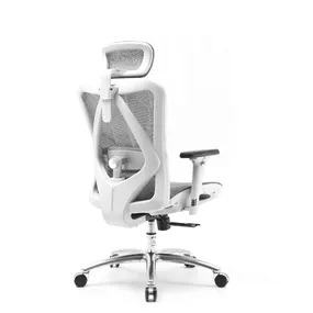 Эргономичное кресло Falto Viva Air (2D поясничный упор, сетка, каркас серый, серый)