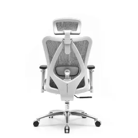 Эргономичное кресло Falto Viva Air (2D поясничный упор, сетка, каркас серый, серый)