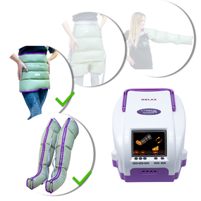 Лимфодренажный аппарат LymphaNorm Relax + 2 манжеты для ног (XL) + талия (XL / XXL)