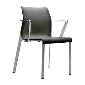 Эргономический стул Soho Design Pegus (с подлокотниками сетка), чёрный