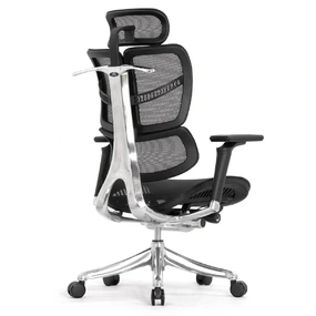 Анатомическое кресло Falto Fly 2 (динамичный подголовник, подлокотники 6D (360), сетка, чёрный)